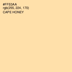 #FFE0AA - Cape Honey Color Image